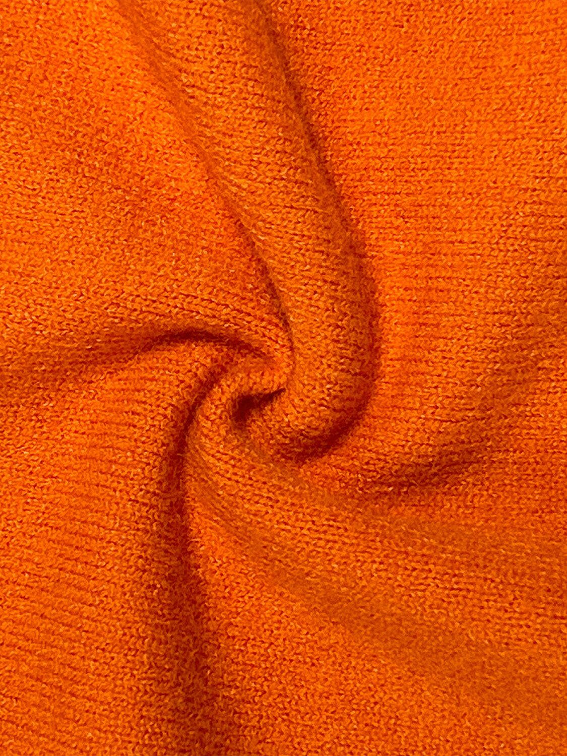 Boutique / V-Neck Long Sleeve Knit Top - Orange Habit Boutique - The Orange Habit