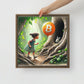 Bitcoin Art / Down The Rabbit Hole - Orange Habit Home - The Orange Habit