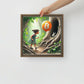 Bitcoin Art / Down The Rabbit Hole - Orange Habit Home - The Orange Habit
