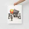 Bitcoin Art / Outside The System - Orange Habit Home - The Orange Habit