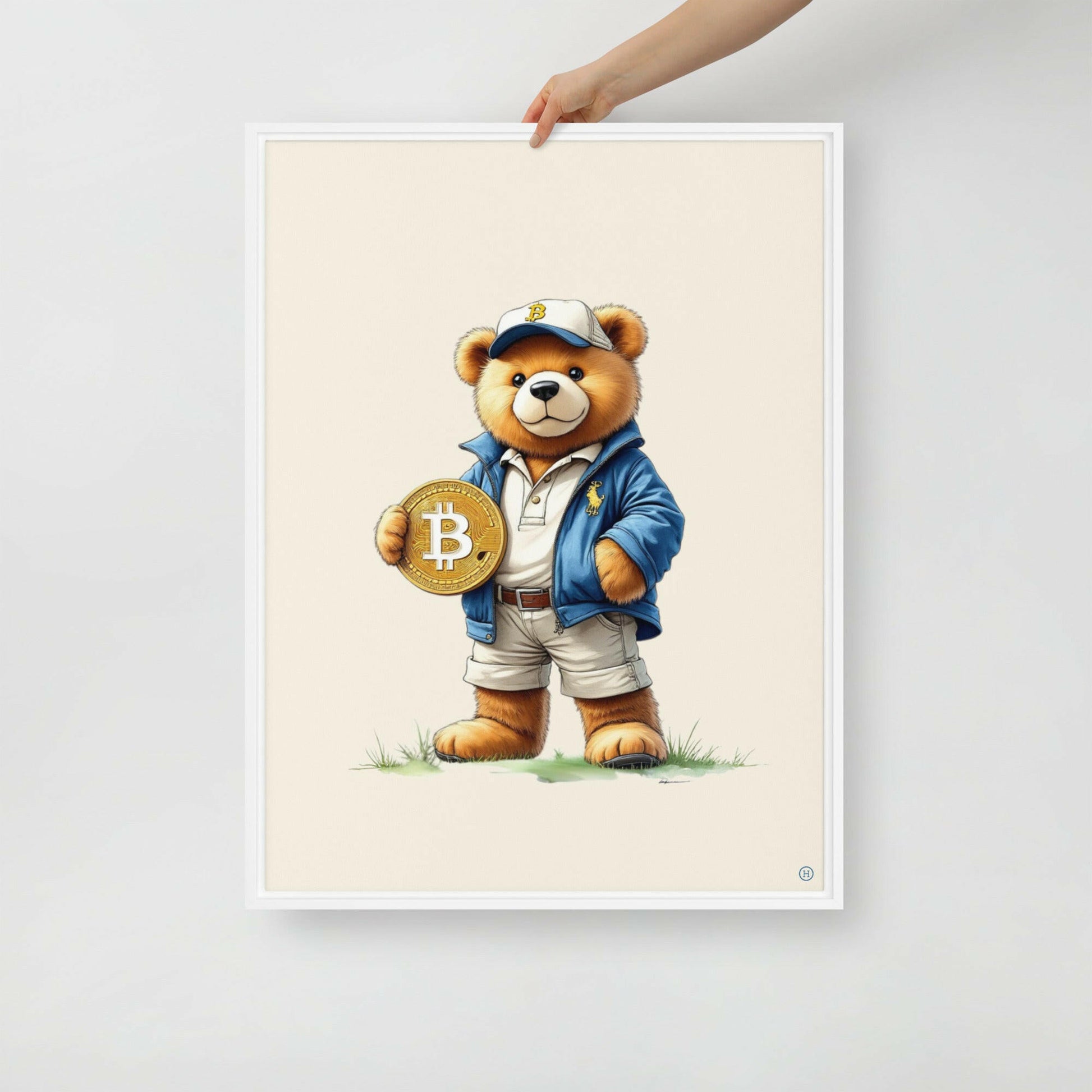 Bitcoin Art / Bearish - Orange Habit Home - The Orange Habit