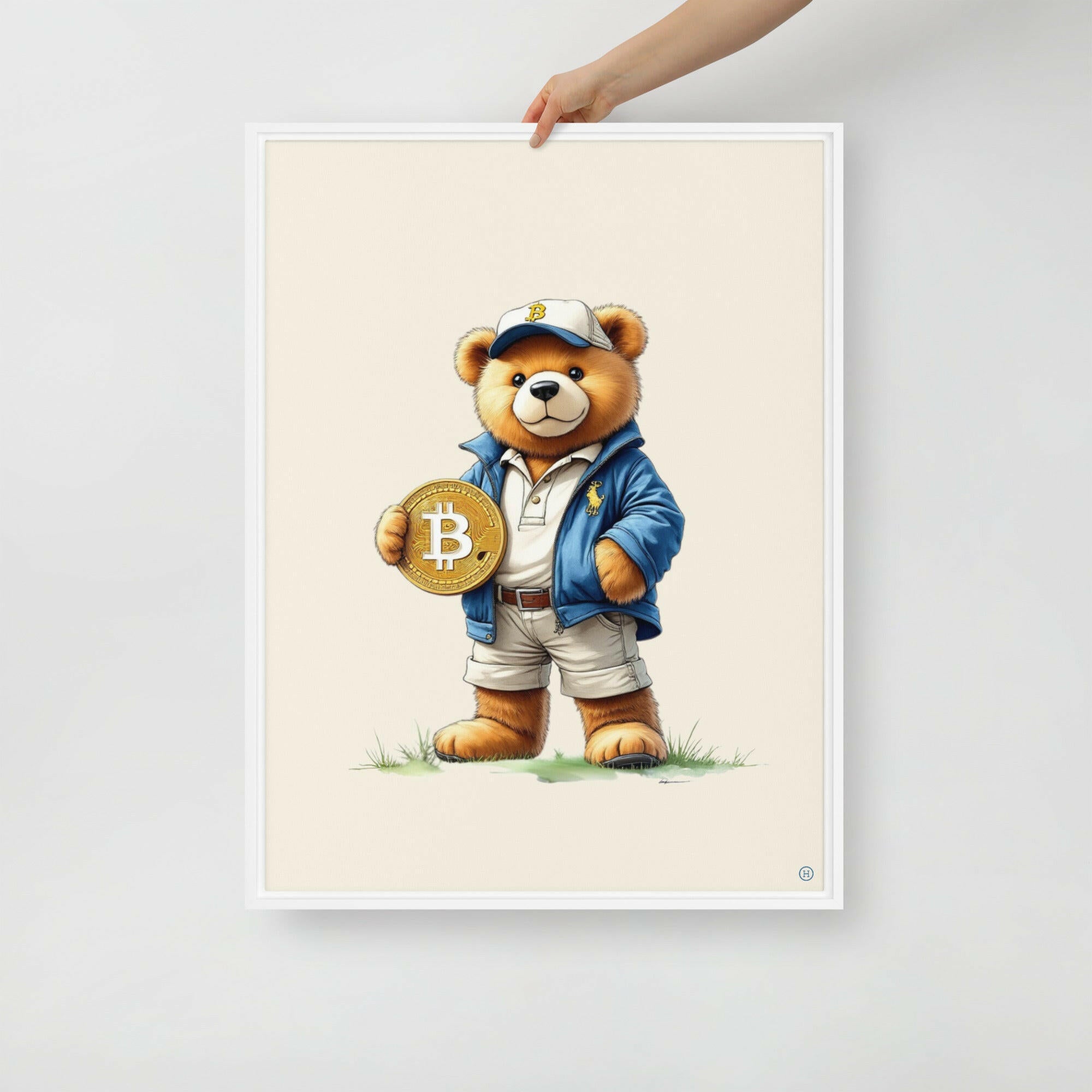 Bitcoin Art / Bearish - Orange Habit Home - The Orange Habit