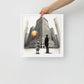 Bitcoin Art / The Unknown - Orange Habit Home - The Orange Habit