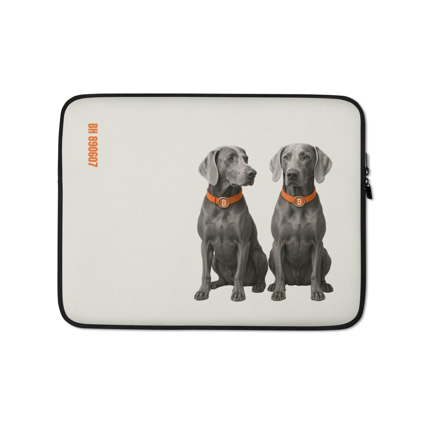 HODL Dog / Weimaraner Laptop Sleeve - Orange Habit Home - The Orange Habit