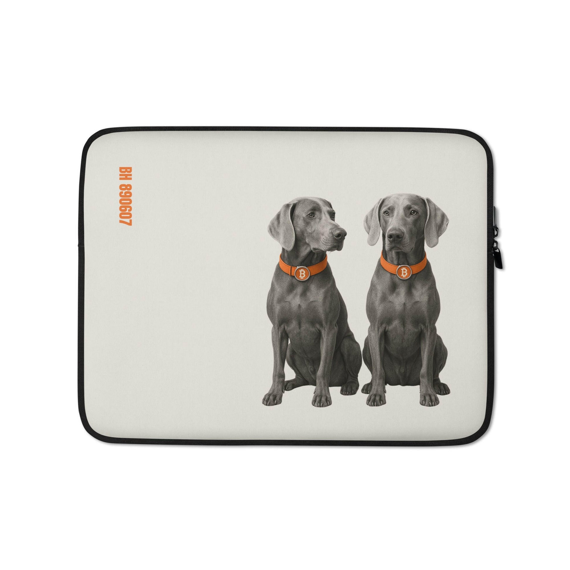 HODL Dog / Weimaraner Laptop Sleeve - Orange Habit Home - The Orange Habit
