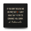I Don't Have Time / Bitcoin Wall Clock - Orange Habit Home - The Orange Habit