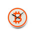 Branded / Bitcoin Wall Clock - Orange Habit Home - The Orange Habit