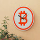 Branded / Bitcoin Wall Clock - Orange Habit Home - The Orange Habit