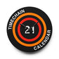 Timechain Calendar / Bitcoin Wall Clock - Orange Habit Home - The Orange Habit
