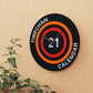 Timechain Calendar / Bitcoin Wall Clock - Orange Habit Home - The Orange Habit