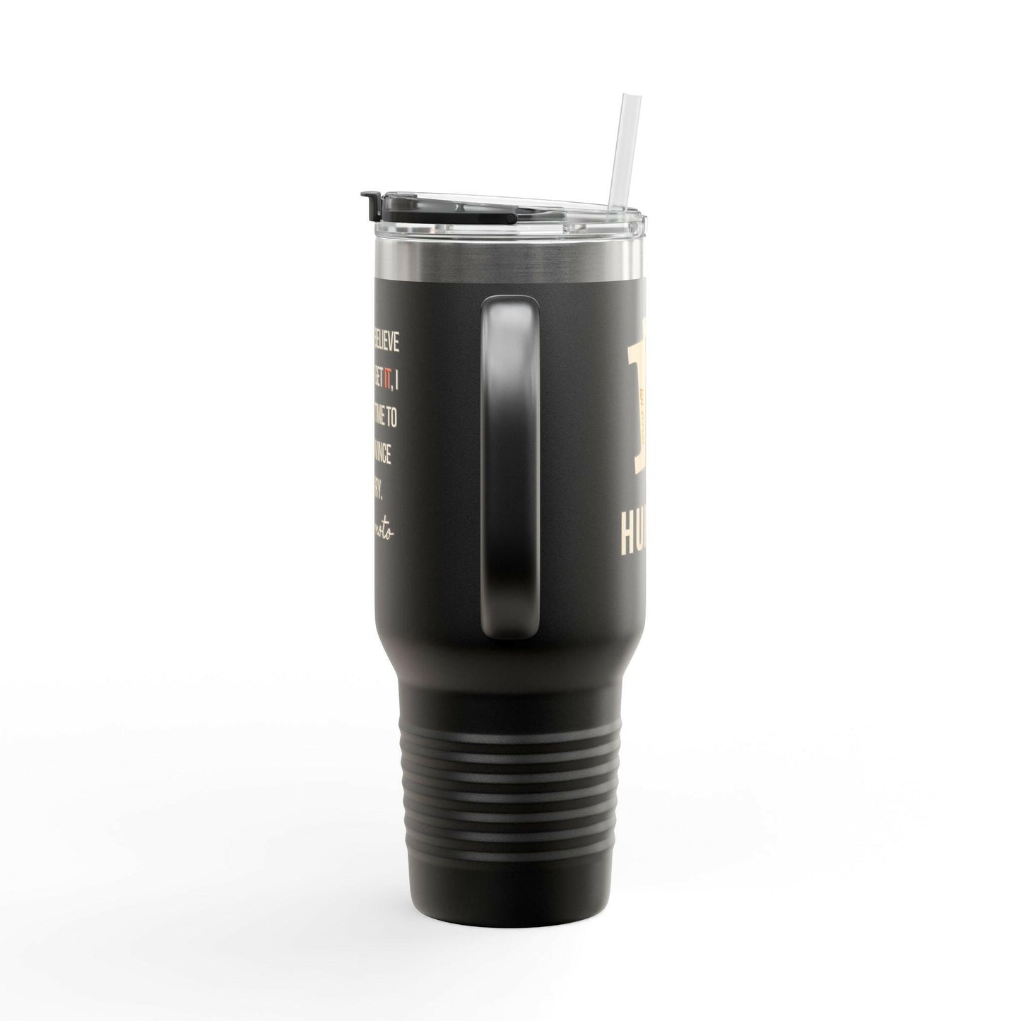 B Humble / Bitcoin Insulated Travel Mug - Orange Habit Home - The Orange Habit