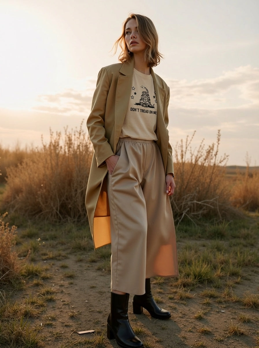 Bitcoin t-shirt from the Don't Tread on Me Collection by The Orange Habit at SVRN Society