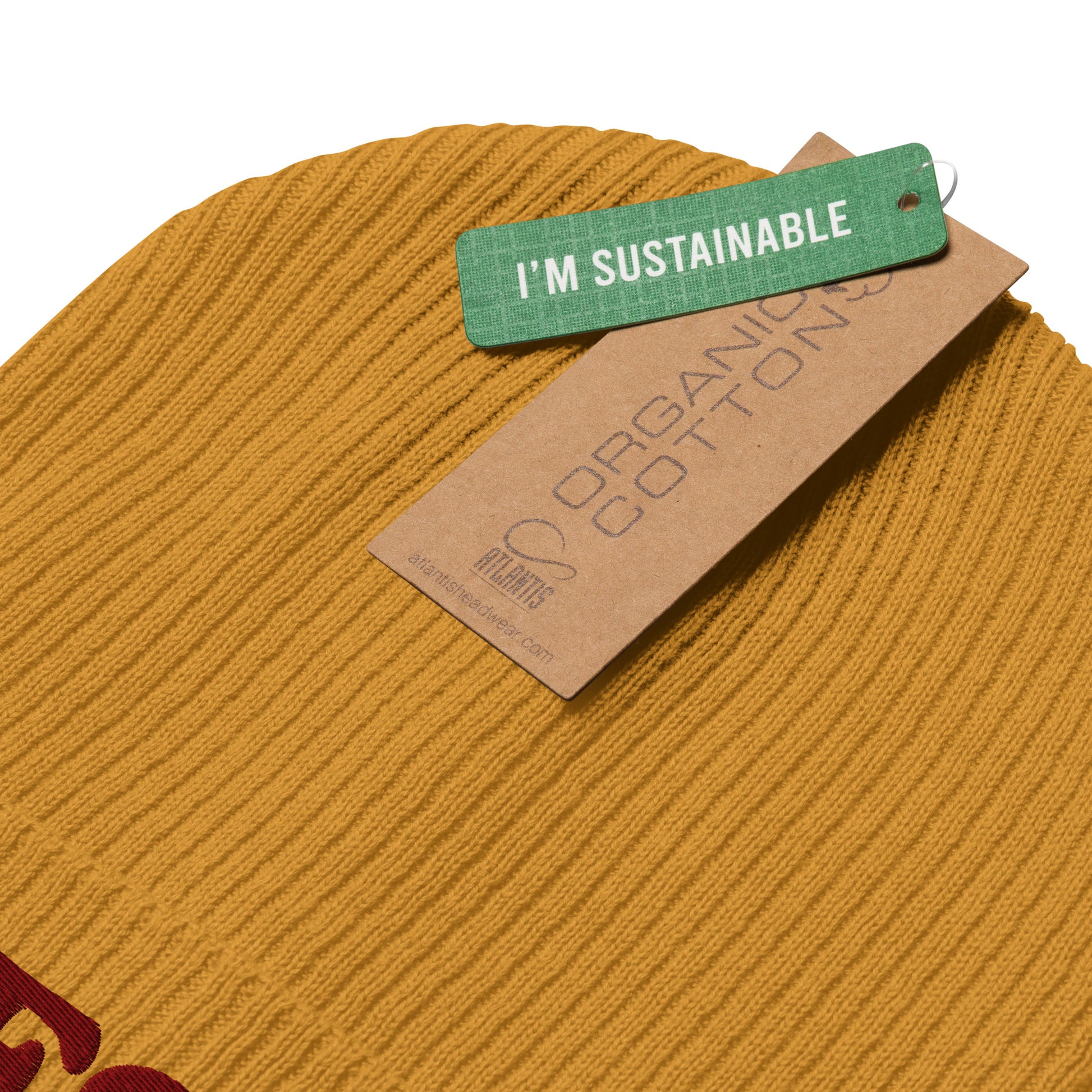 Bitcoin Beanie close-up showing HFSP design detail