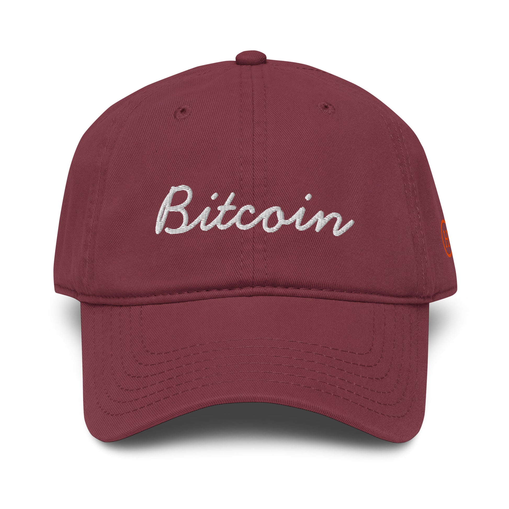 Bitcoin Hat (Maroon)