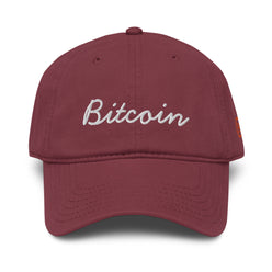 Bitcoin Hat (Maroon)