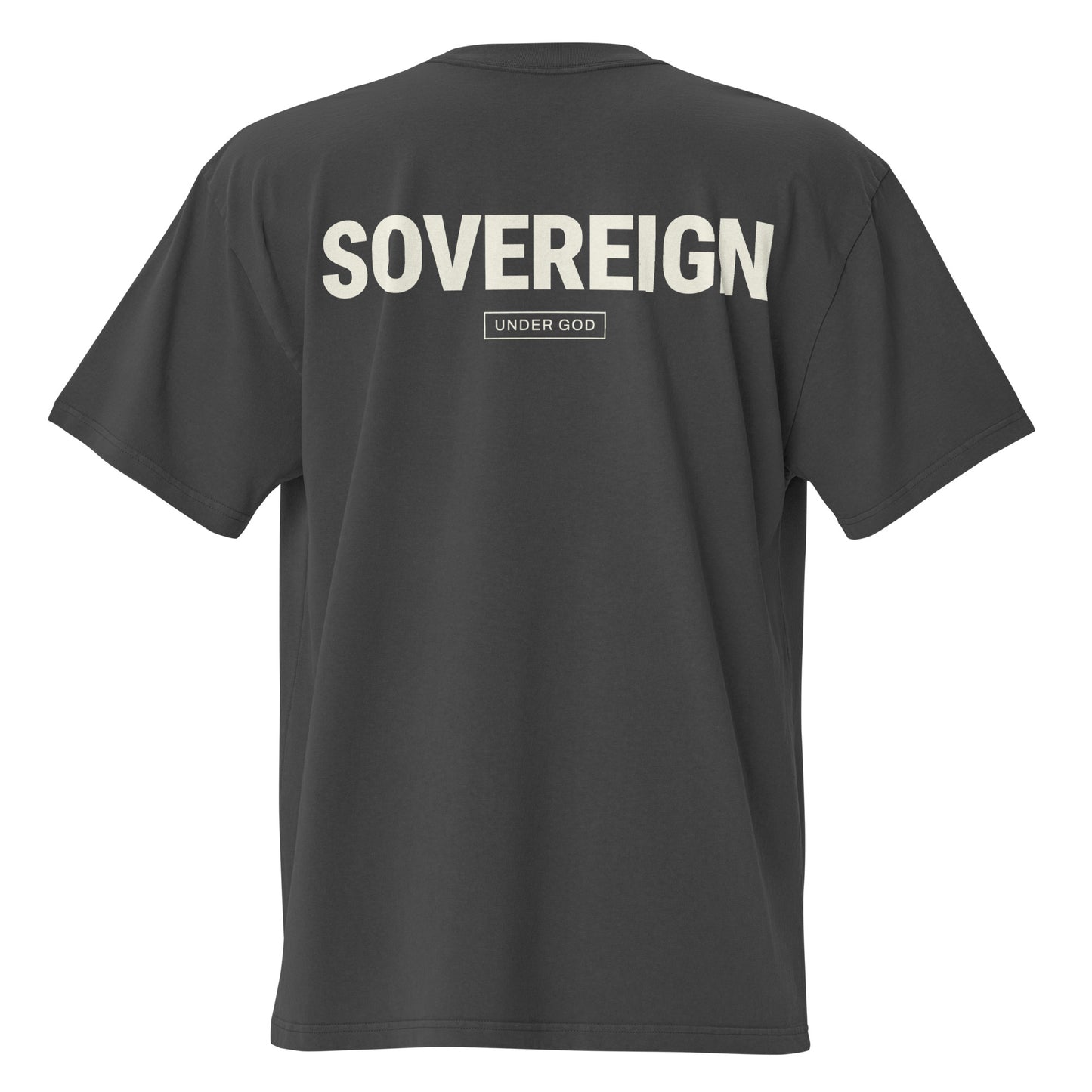 Sovereign Under God Oversized Christian T-Shirt by Praise Society at SVRN Society