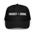Black cap with &