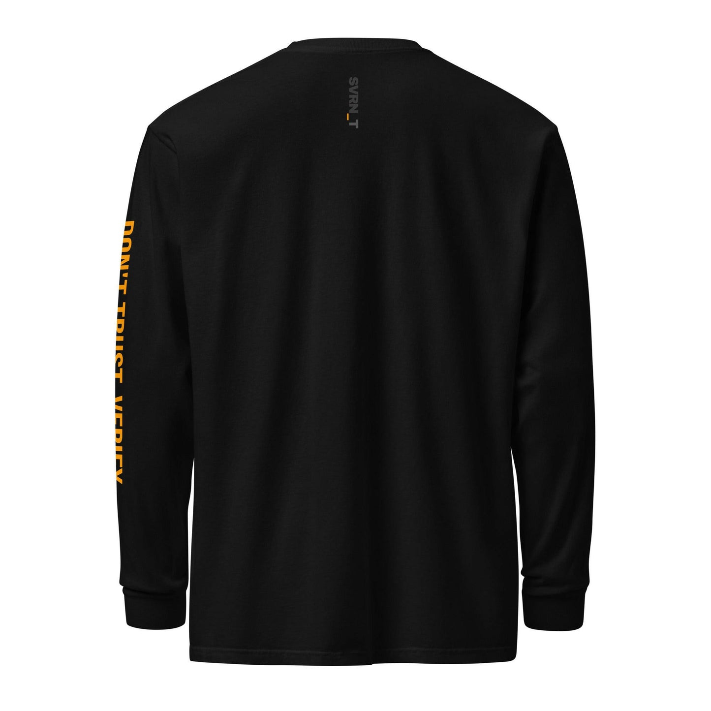 RESOLUTION / Long Sleeve T-shirt - SVRN_T - The Orange Habit