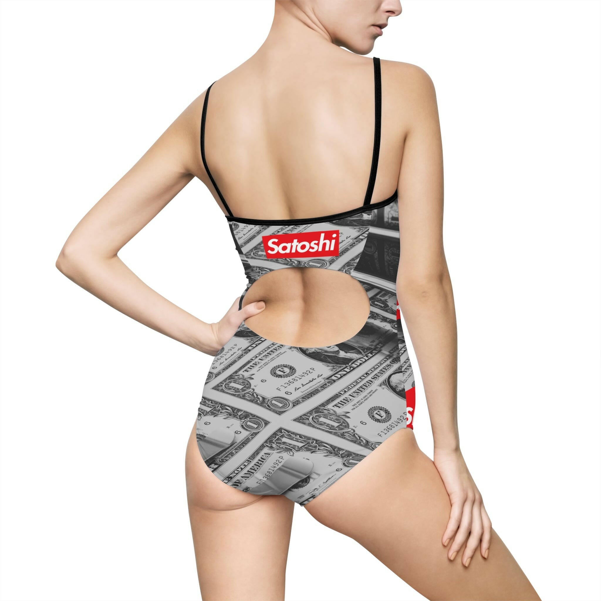 SATOSHI / Bitcoin Swimsuit - Nikki Nakamoto - The Orange Habit