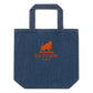 SATOSHI HODLR / Embroidered Organic Bitcoin Tote - Nikki Nakamoto Bags - The Orange Habit