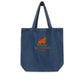 SATOSHI HODLR / Embroidered Organic Bitcoin Tote - Nikki Nakamoto Bags - The Orange Habit