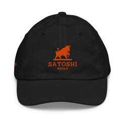 SATOSHI HODLR / Kids Bitcoin Hat - Lil'B Hats - The Orange Habit