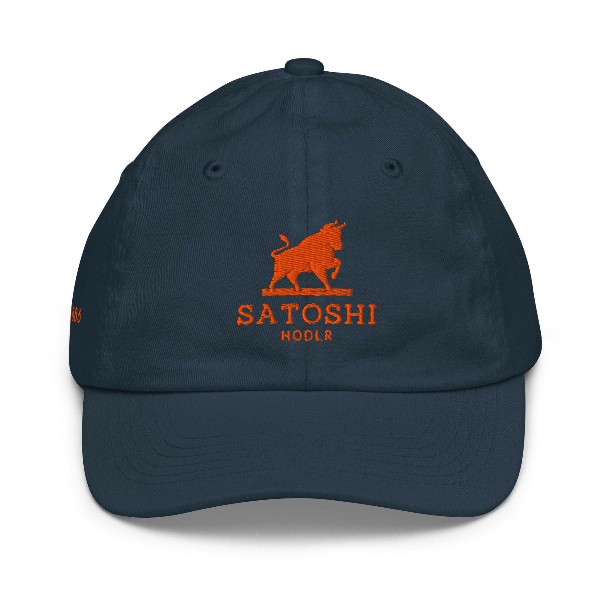 SATOSHI HODLR / Kids Bitcoin Hat - Lil'B Hats - The Orange Habit