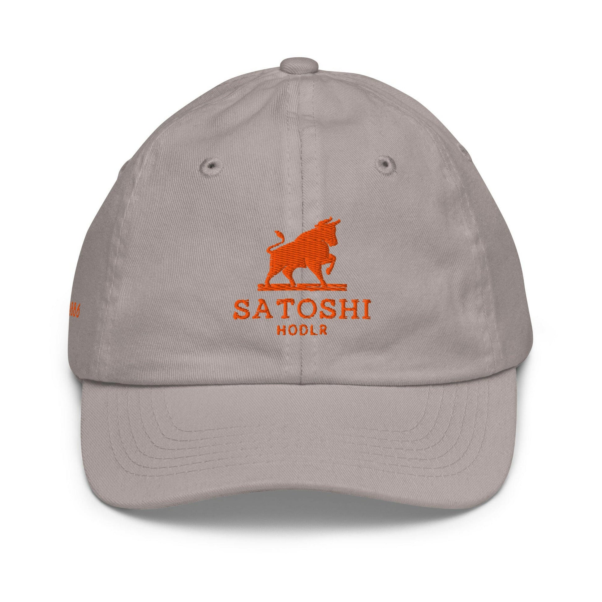 SATOSHI HODLR / Kids Bitcoin Hat - Lil'B Hats - The Orange Habit