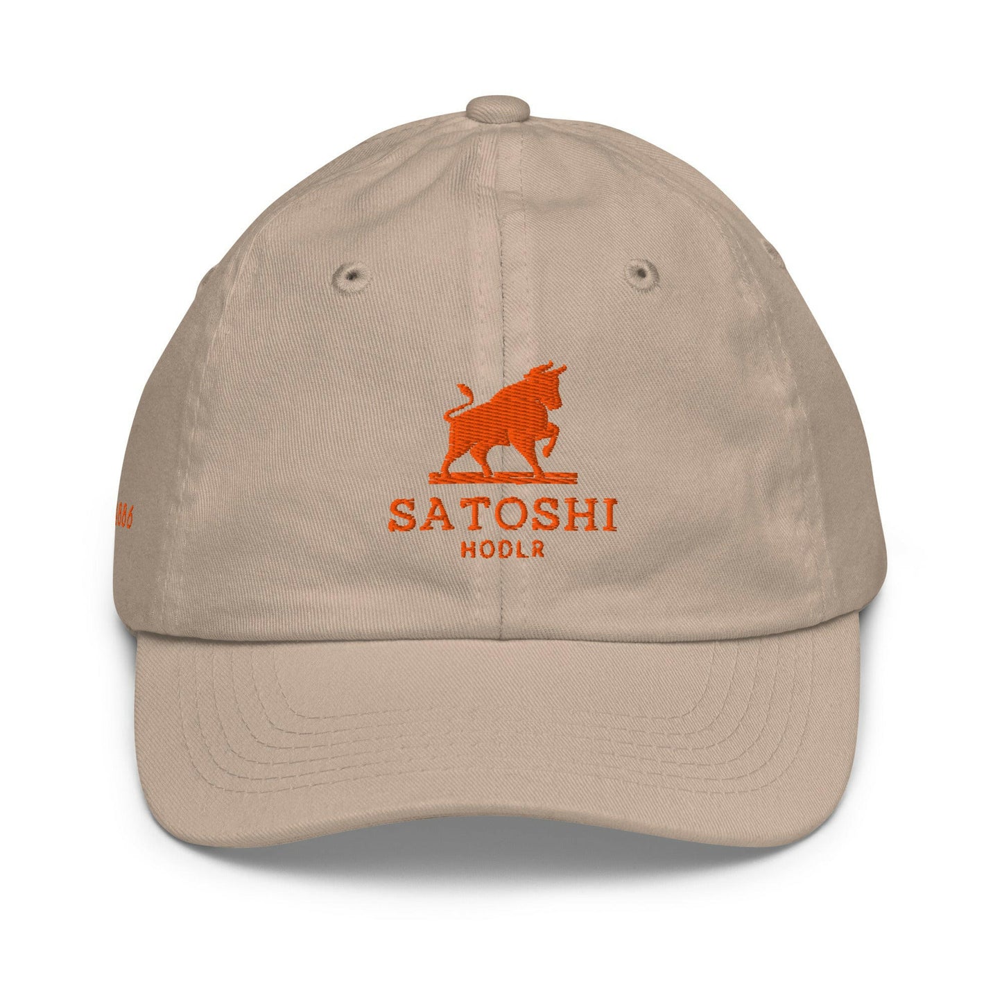SATOSHI HODLR / Kids Bitcoin Hat - Lil'B Hats - The Orange Habit