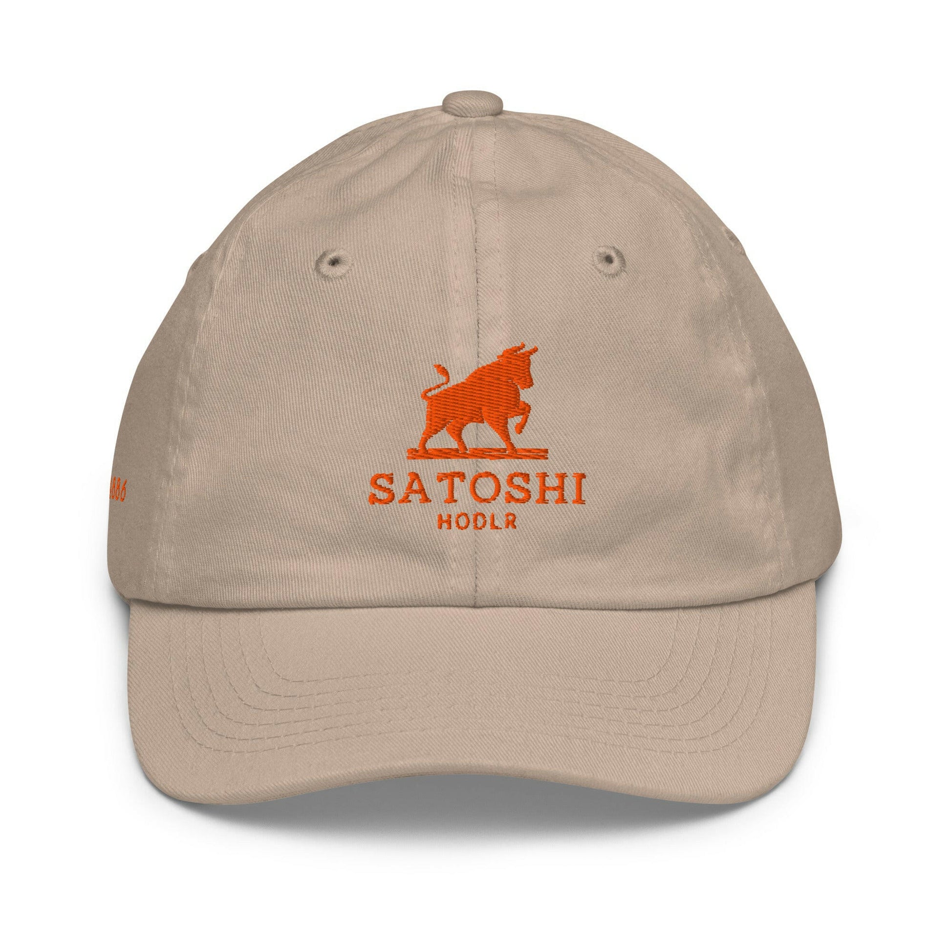 SATOSHI HODLR / Kids Bitcoin Hat - Lil'B Hats - The Orange Habit