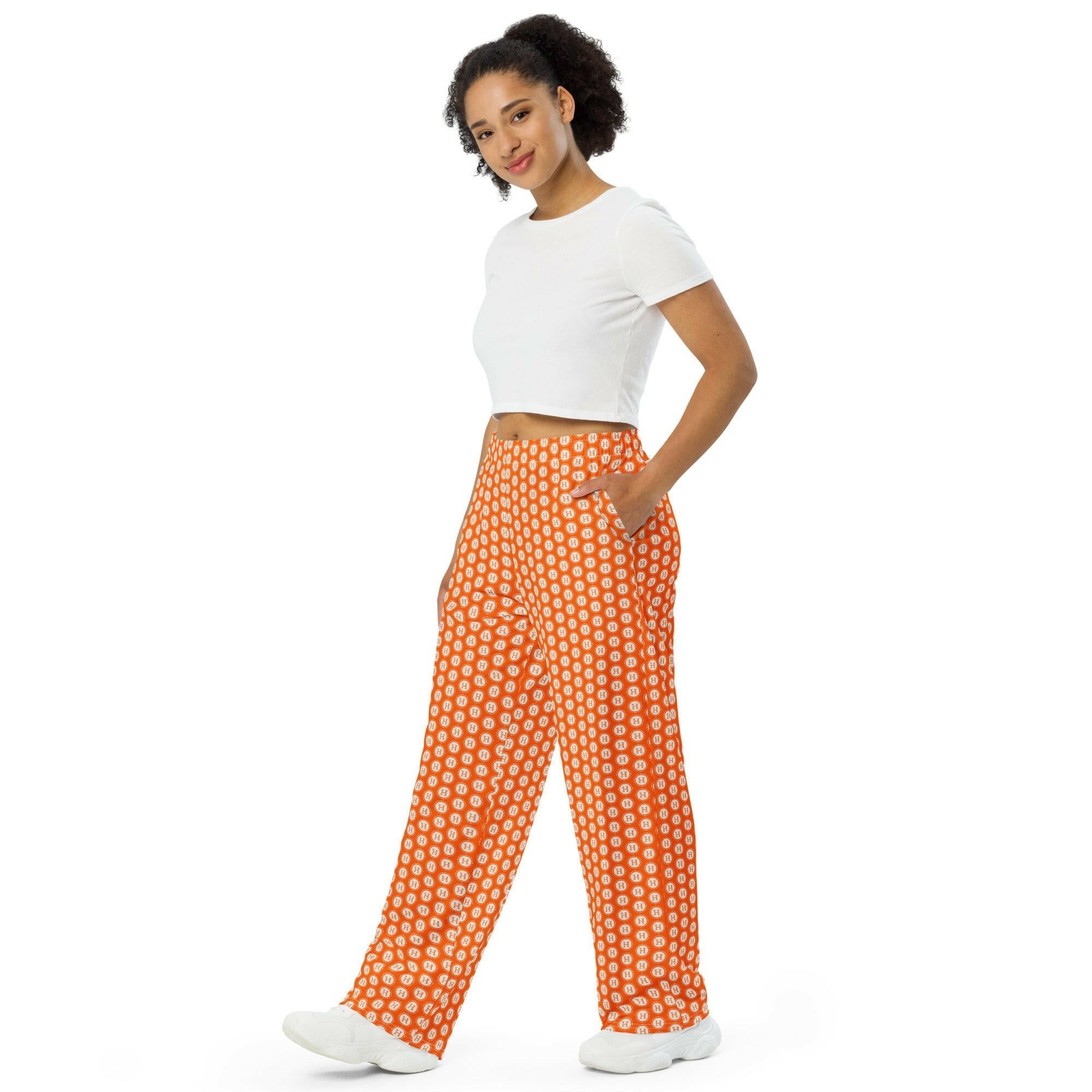 SATOSHI HODLR / Wide-leg Pants - Nikki Nakamoto - The Orange Habit