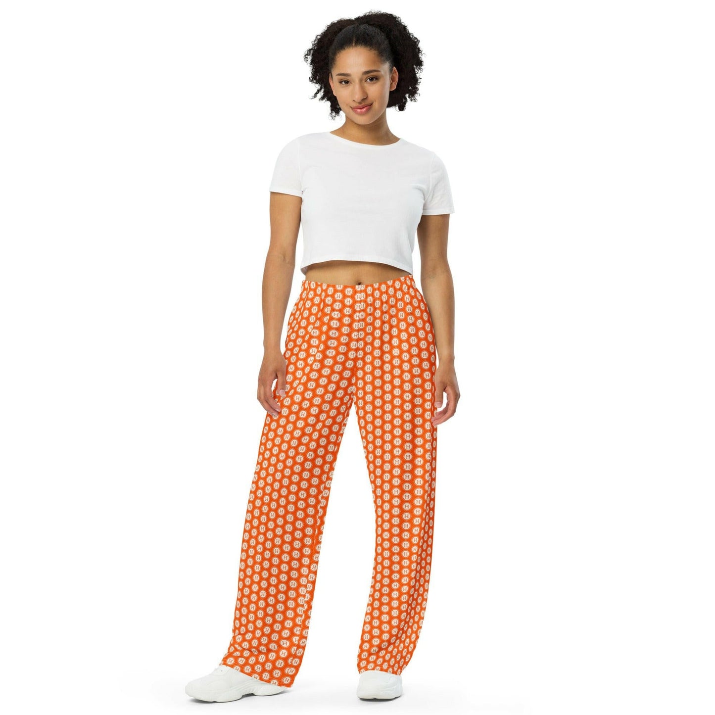 SATOSHI HODLR / Wide-leg Pants - Nikki Nakamoto - The Orange Habit