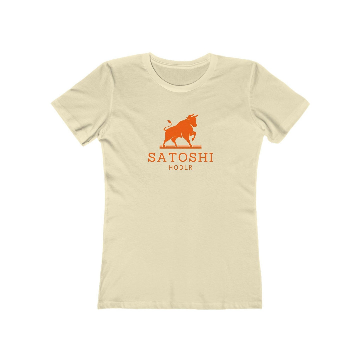 SATOSHI HODLR / Women’s Bitcoin Tee - Nikki Nakamoto - The Orange Habit