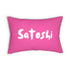 SATOSHI MATISSE / Bitcoin Lumbar Pillow - Orange Habit Home - The Orange Habit