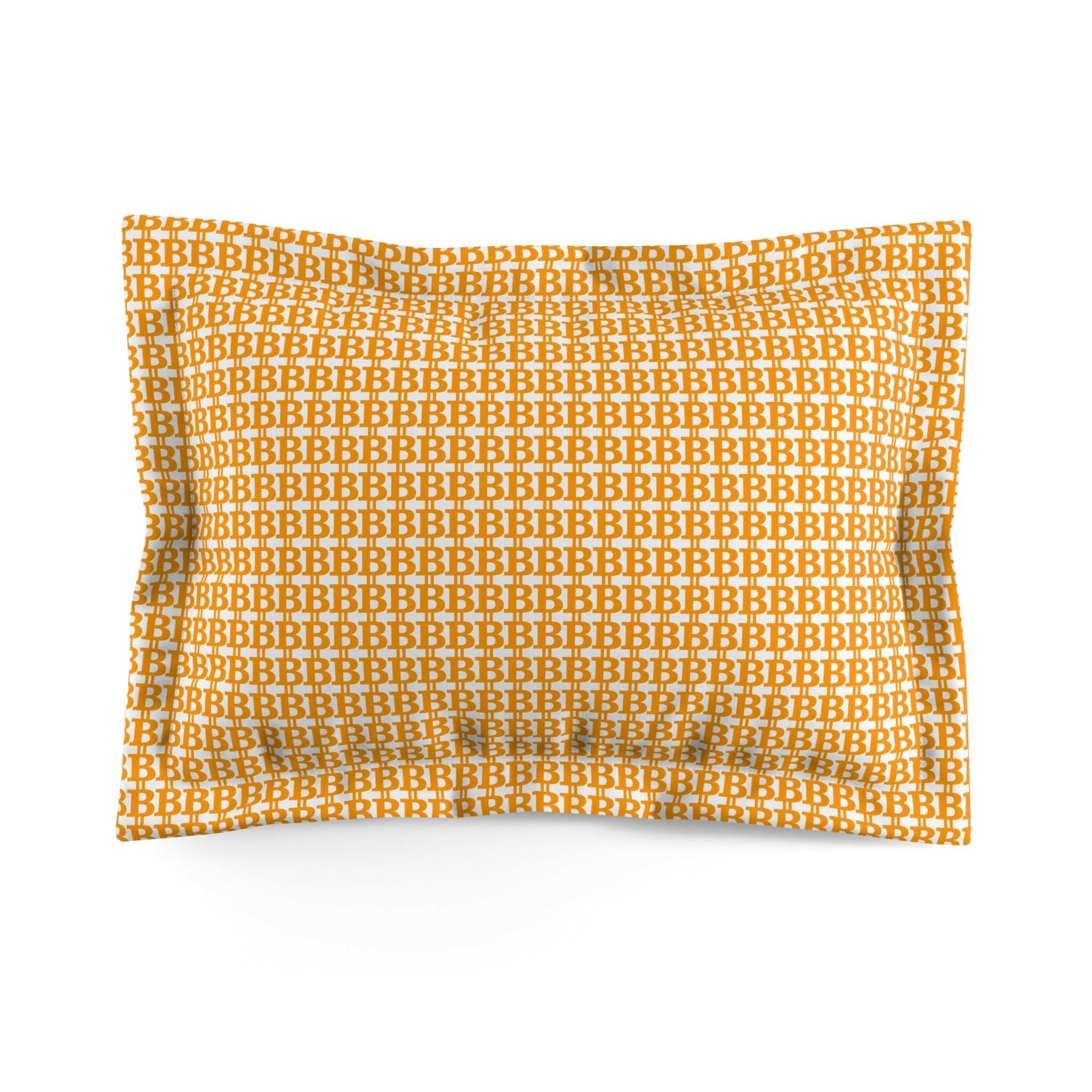 SATOSHI Matisse / Bitcoin Pillow Sham - Orange Habit Home - The Orange Habit