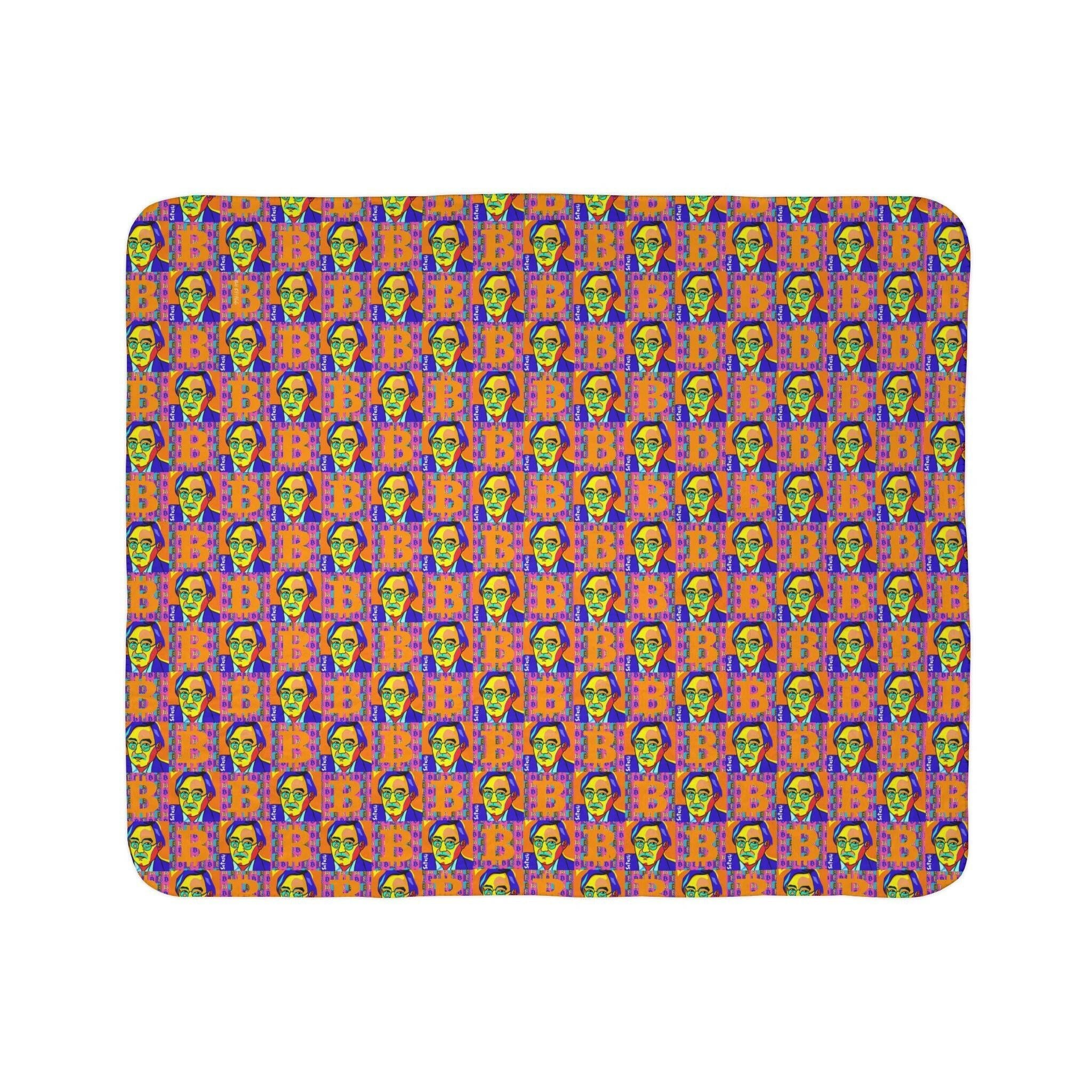 SATOSHI MATISSE / Sherpa Blanket - Orange Habit Home - The Orange Habit
