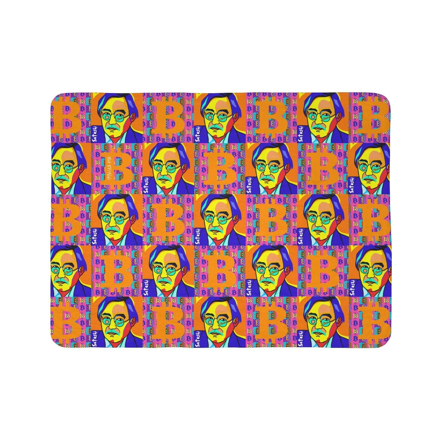 SATOSHI MATISSE / Sherpa Blanket - Orange Habit Home - The Orange Habit