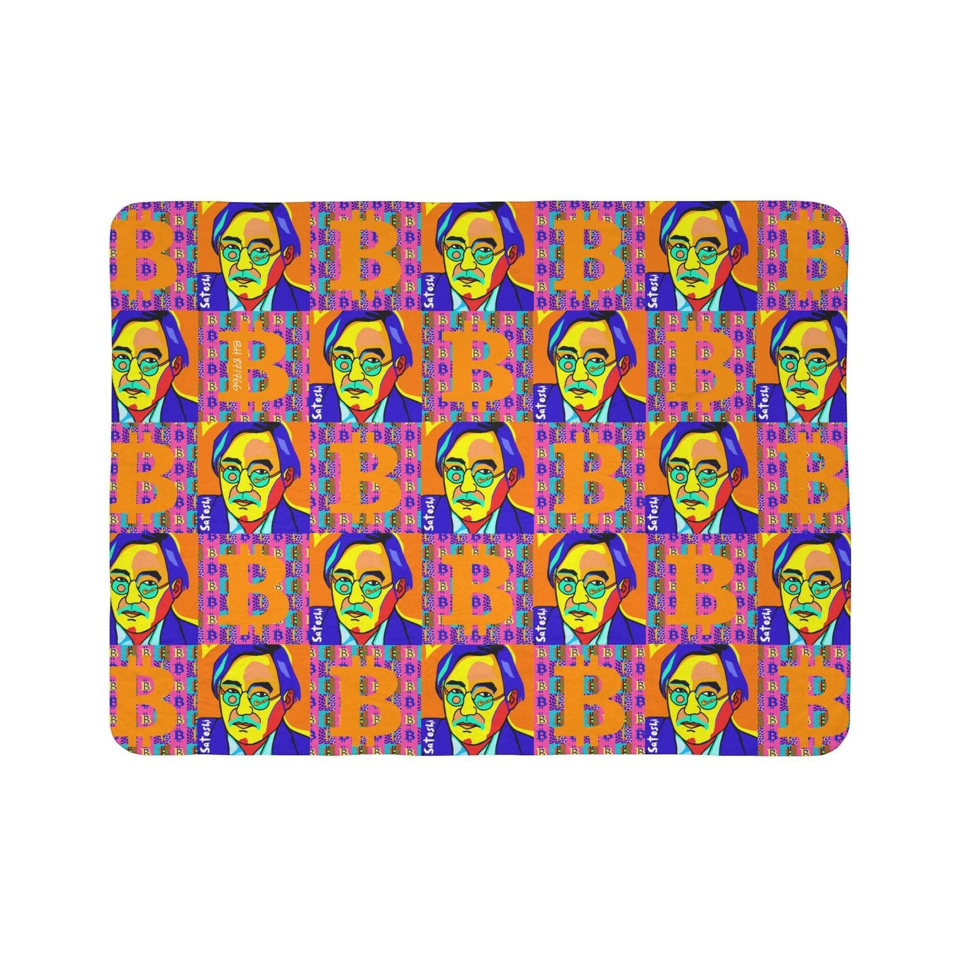 SATOSHI MATISSE / Sherpa Blanket - Orange Habit Home - The Orange Habit