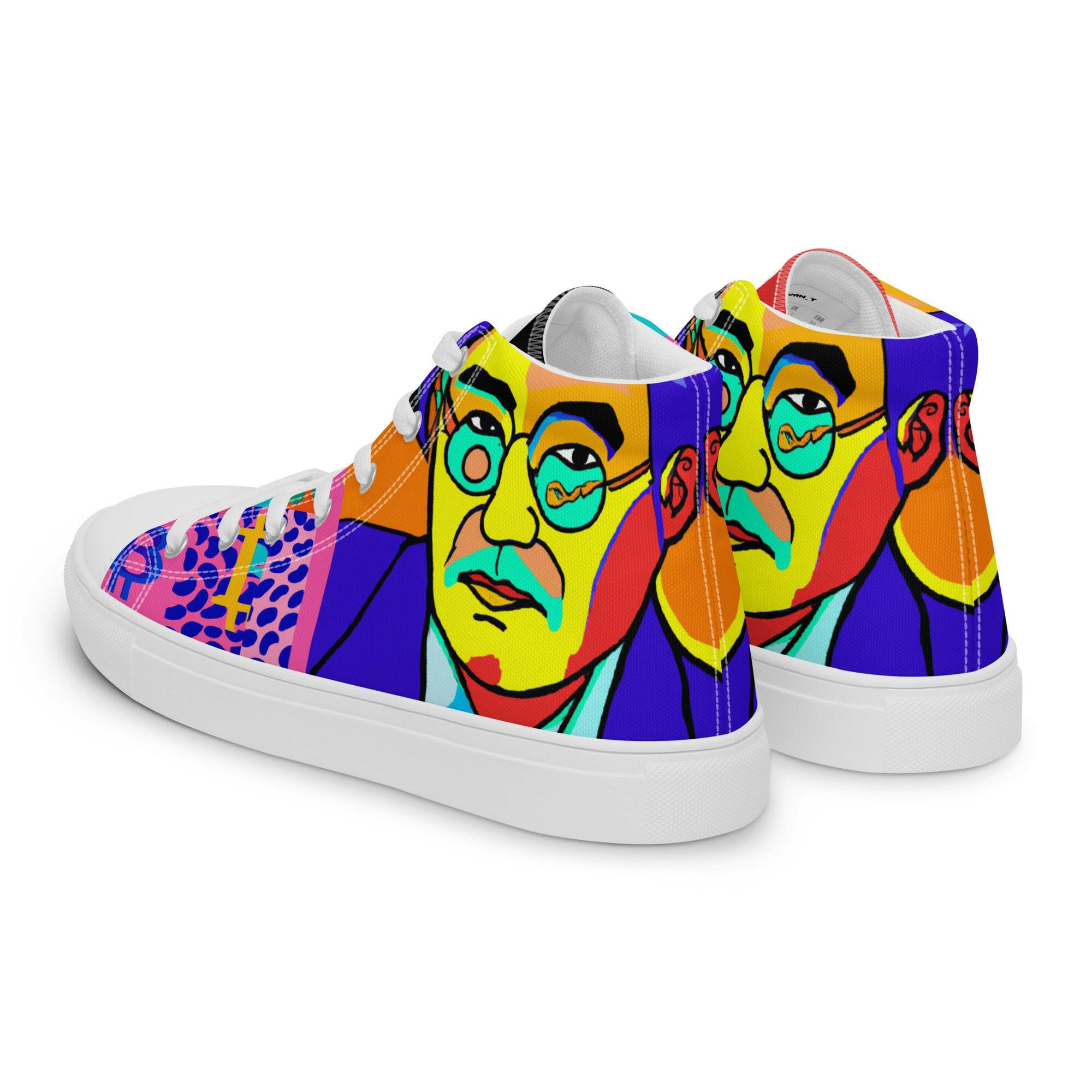 SATOSHI MATISSE / Womens Bitcoin High Tops - SVRN_T Woman - The Orange Habit