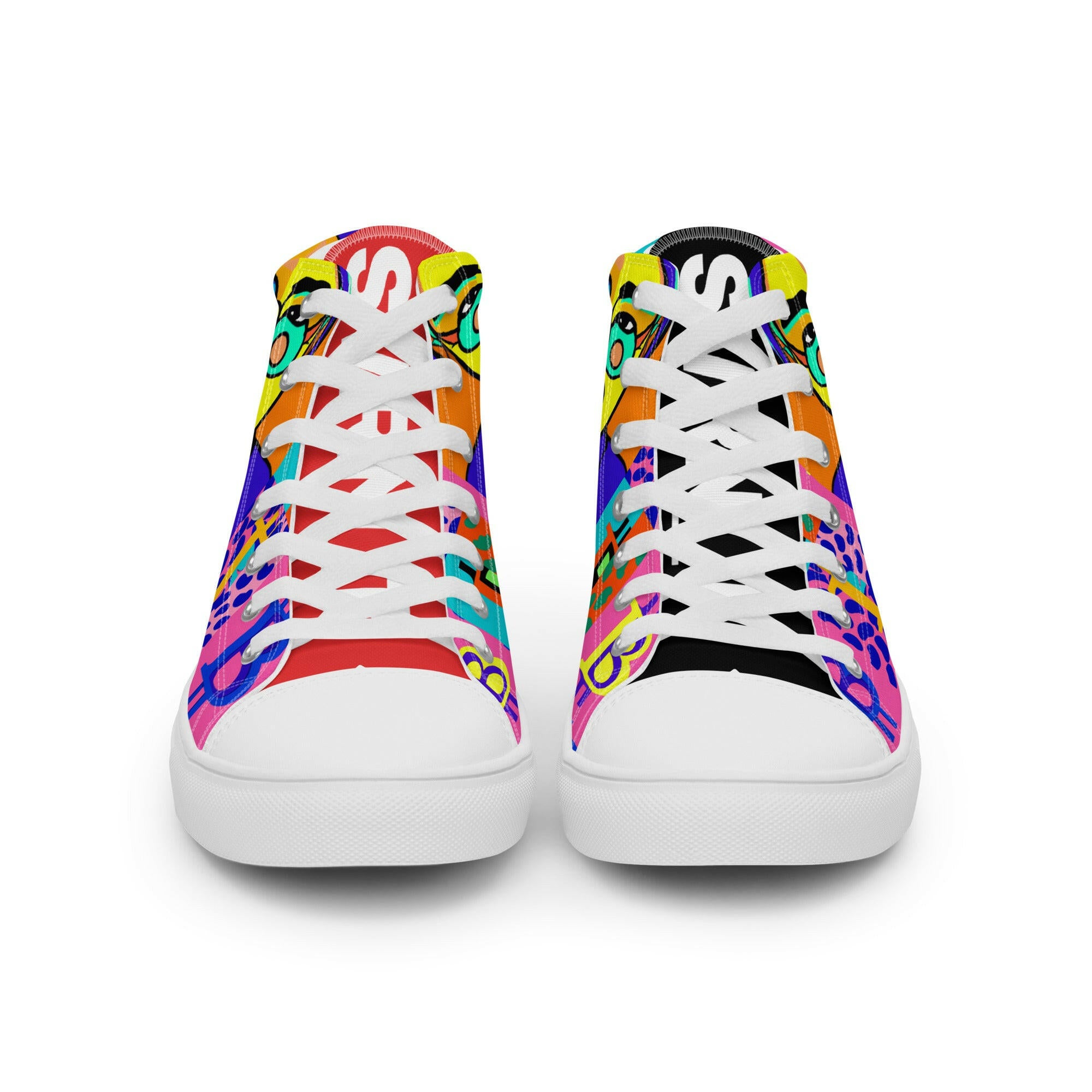 SATOSHI MATISSE / Womens Bitcoin High Tops - SVRN_T Woman - The Orange Habit