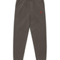 SATOSHI RED Embroidered Luxe Bitcoin Sweatpants - SVRN_T - The Orange Habit
