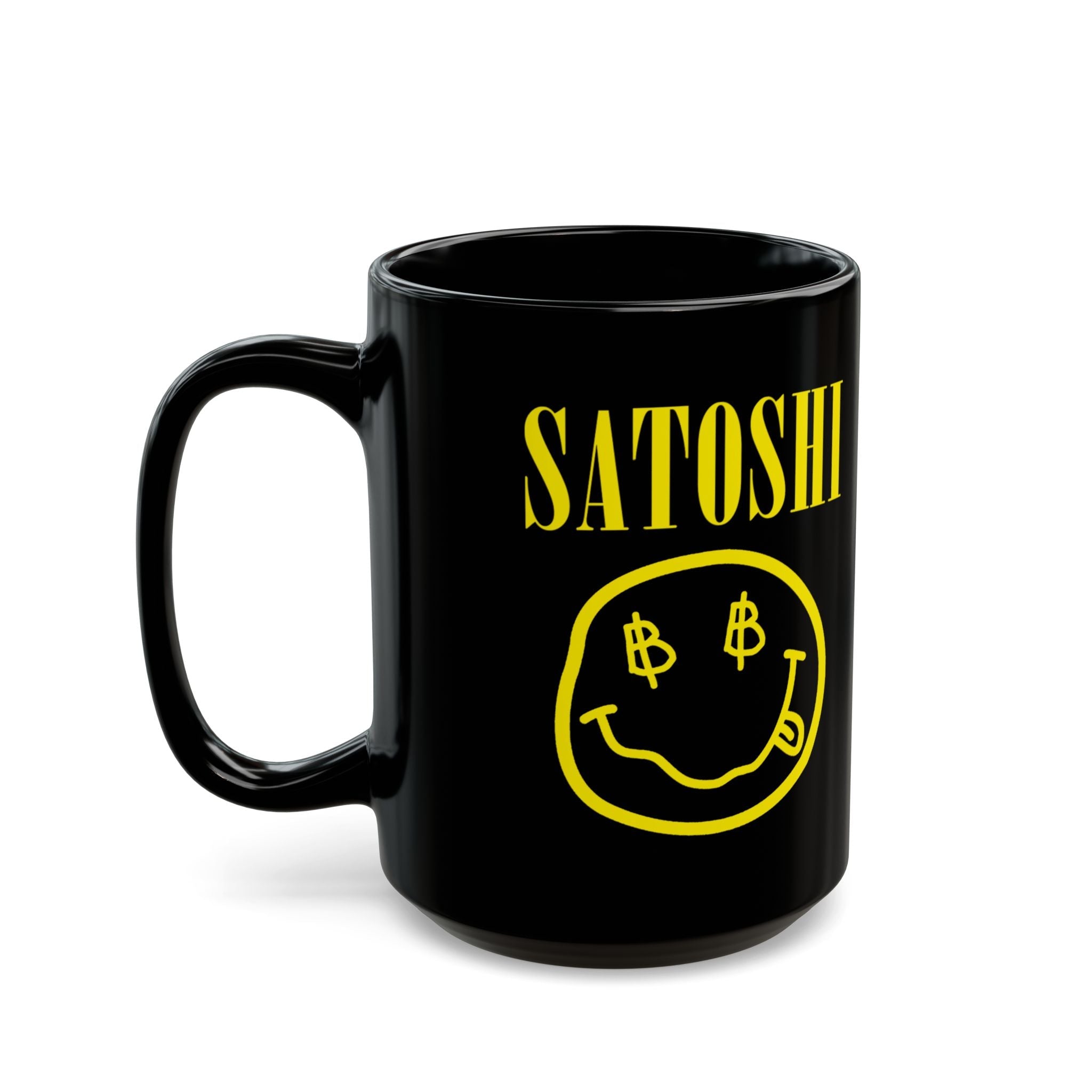 Satoshi Smiles: Bitcoin Mug
