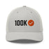100K Verified Bitcoin Trucker Cap (silver) by The Orange Habit at SVRN Society