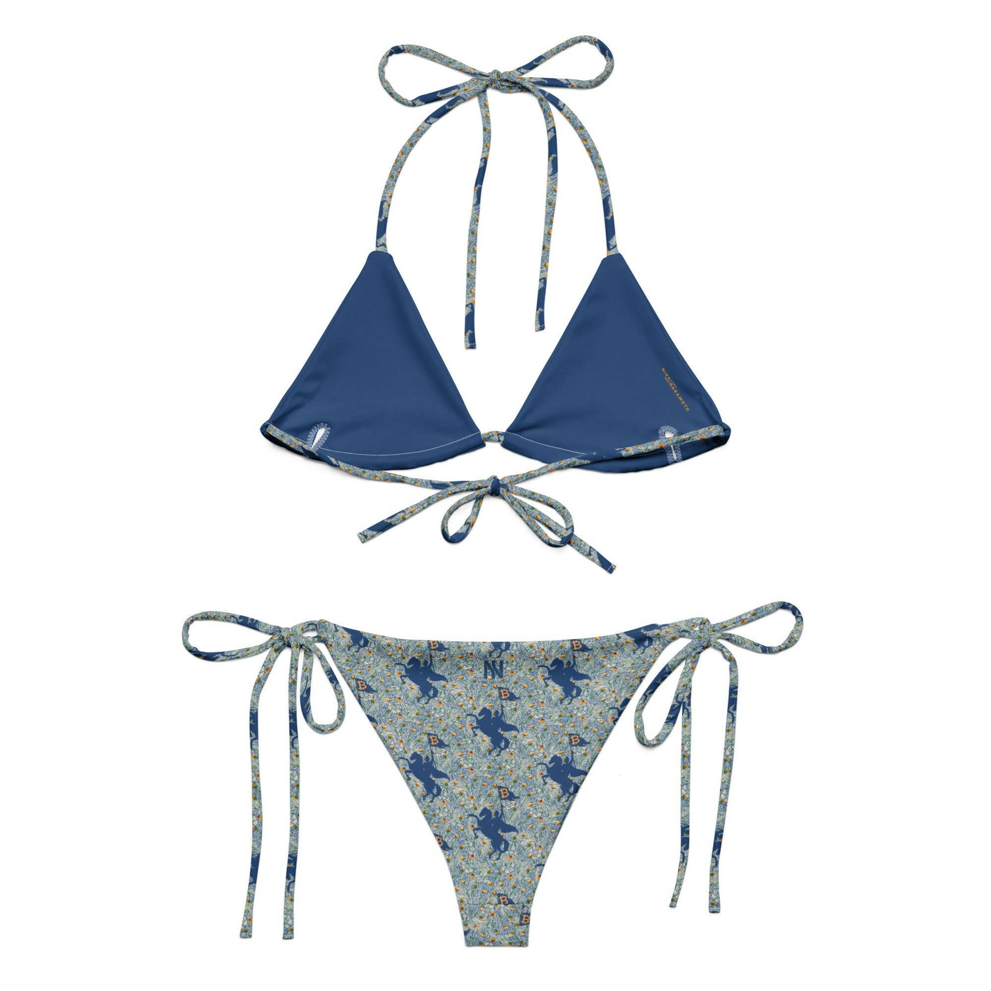 SOFT REVOLUTION Blue / Bitcoin Bikini - Nikki Nakamoto - The Orange Habit