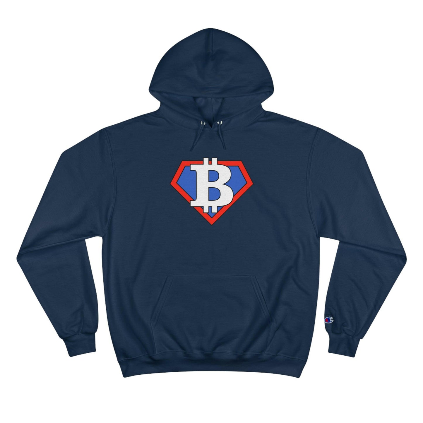 SUPER B / Champion Bitcoin Hoodie - SVRN_T - The Orange Habit