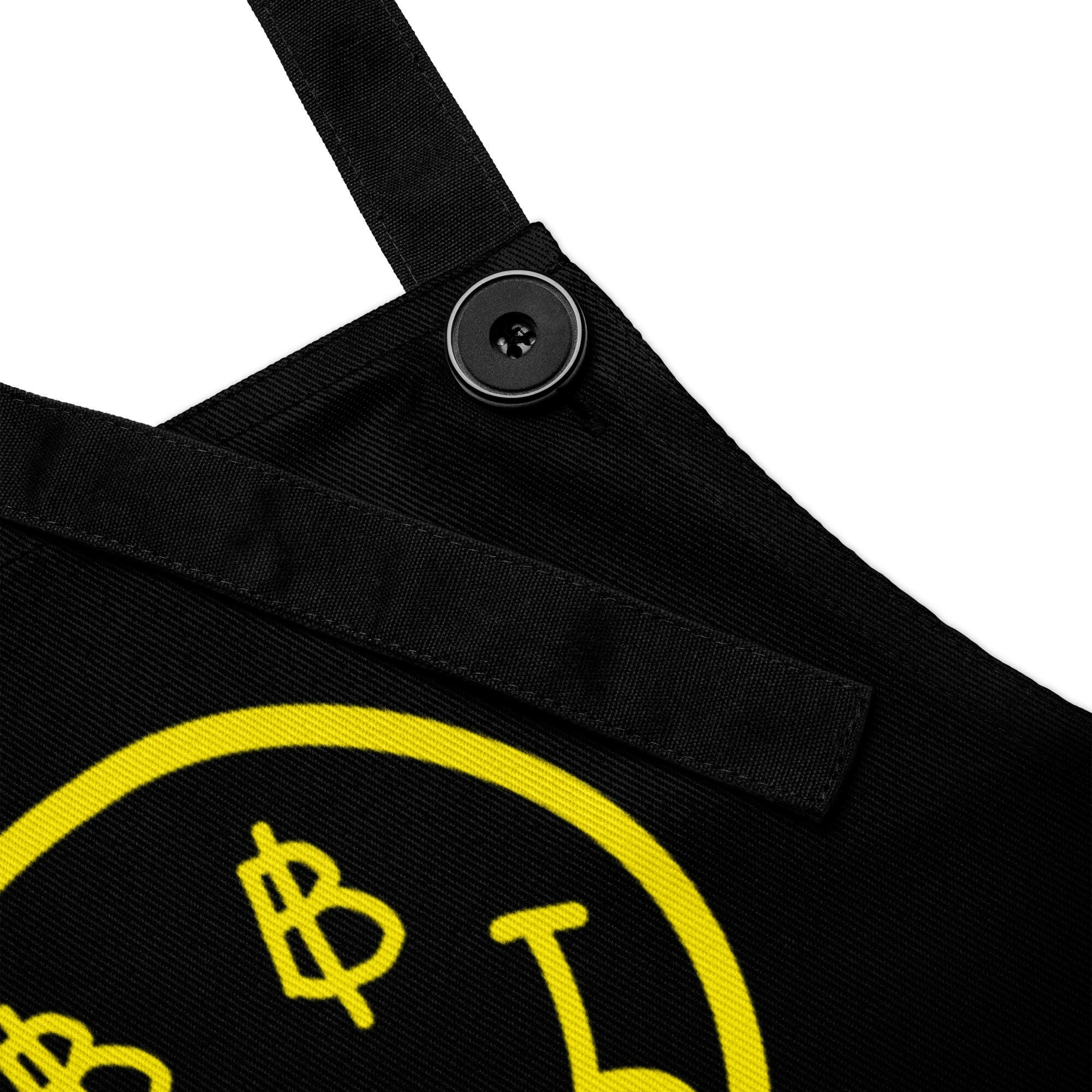 SATOSHI SMILES / Bitcoin Apron - SVRN_T - The Orange Habit