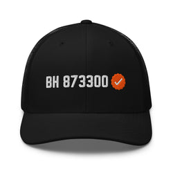 100K Verified BH / Bitcoin Trucker Cap - SVRN_T Hats - The Orange Habit