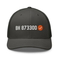 100K Verified BH / Bitcoin Trucker Cap - SVRN_T Hats - The Orange Habit