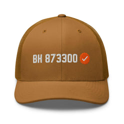 100K Verified BH / Bitcoin Trucker Cap - SVRN_T Hats - The Orange Habit