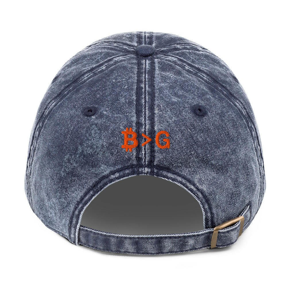 1971 / Vintage Bitcoin Hat - SVRN_T Hats - The Orange Habit